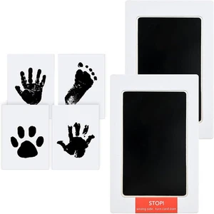 2Pack Baby Hand and Footprint Kit 0-24M Baby Footprint Kit- Ink Pad for Baby ... - Picture 1 of 12