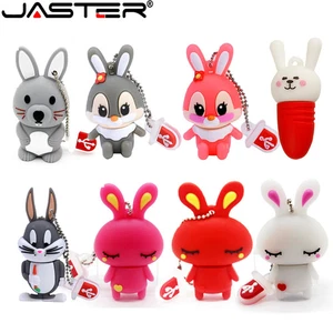 Lindas unidades flash USB Rabbit 64 GB dibujos animados regalos creativos para niños memoria - Imagen 1 de 23