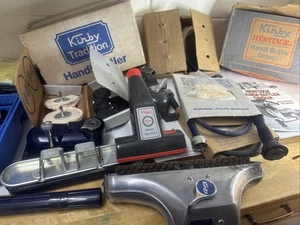 KIRBY Handi Butler ACCESSORIES Caddy Belts Heads Buffers BUNDLE Spares Repairs - Picture 1 of 14