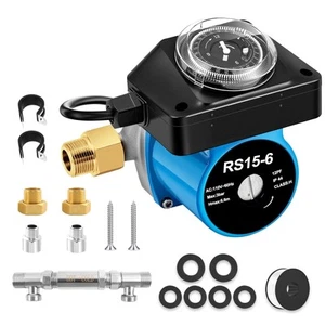 Hot Water Recirculating Pump System & Sensor Valve, Stainless Bybass Valve Kit - Picture 1 of 1
