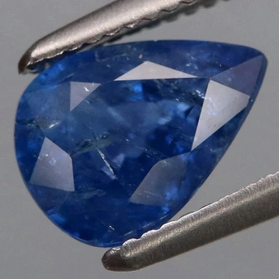1.42Ct  Natural Cornflower Blue Sapphire Ceylon Pear Shape Heated Loose Gemstone - Image 1 of 2