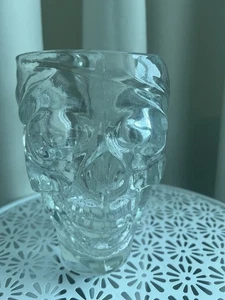 Totenkopf schwerer Glas Becher 32 Oz Treasure Island Casino Las Vegas Luminarc. USA - Bild 1 von 20