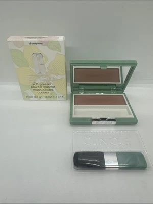 CLINIQUE Soft Pressed Powder Blusher 18 Totally Tawny 0.26 Oz Blush New Boxed - Image 1 of 3