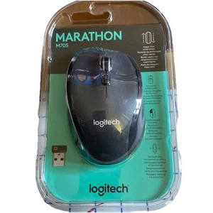NEW LOGITECH M705 MARATHON WIRELESS MOUSE - Afbeelding 1 van 2
