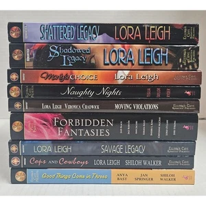 Lot of 9 Ellora's Cave Adult Erotica Romance Books - Imagen 1 de 6