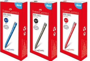 Faber-Castell RX Gel Pen - 0.7mm Waterproof, High Color Intensity (Box of 10) - Picture 1 of 7