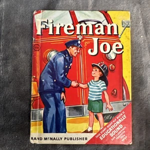 Vintage Childrens' Book - Great Condition -FIREMAN JOE 69 cents 1959 - Bild 1 von 9
