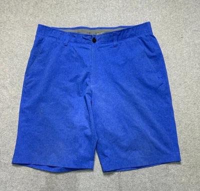 Pantalones cortos de golf Under Armour Match Play para hombre 36 azules 10" rendimiento elásticos ventilados Foto 1 de 4