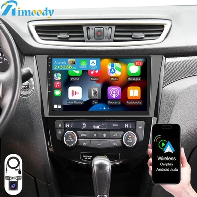 Android 15 Autoradio Navi für Nissan X-Trail Qashqai 2014-2018 GPS NAVI +Kamera - Bild 1 von 4