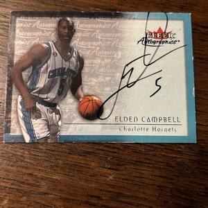 2000-01 Fleer Tradition - Autographics Elden Campbell On Card Auto - Picture 1 of 6