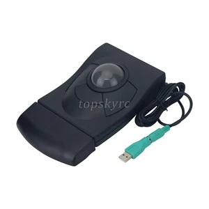 Ione Libra-90PU Trackball Mouse Optical Trackball Mouse w/USB PS2 Connectors ts1 - Picture 1 of 6
