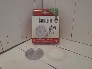 Placa de filtro Bialetti Moka Pot de 2 tazas y 1 junta de silicona Moka Express/inducción - Imagen 1 de 6