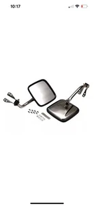 Kentrol 30417 Polished Stainless Steel Mirror Kit for 1955-1986 Jeep CJ - Picture 1 of 3