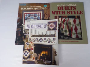 Tre Quilt Libri/Foglietto Metodo Rapido Trapunte, Tempo Libero Arti Stagionali & #1635 F22 - Foto 1 di 8