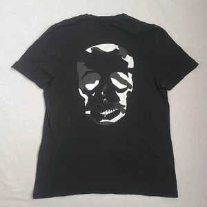 Zadig & Voltaire Womens T-Shirt Size M Top Blouse Skull Camouflage Pocket Cotton - Picture 1 of 16