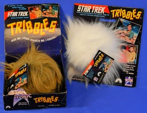 STAR TREK TOS BROWN & WHITE TRIBBLES NEW 1991 STARSTRUCK - Picture 1 of 7