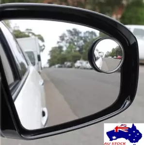 2 Pcs Blind Spot Mirrors 50 mm Rear Side View Convex Wide Angle - Picture 1 of 3