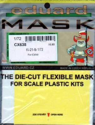 Eduard Mask 1/72 Ki-21 IB Sally cx 638 for ICM - Image 1 of 2