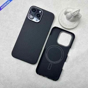Custodia telefono ACC-Vera fibra di carbonio per iPhone 16 Pro Max con magsafe iphone16Pro  - Foto 1 di 10