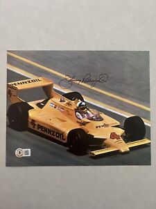 Johnny Rutherford autographed signed 8x10 photo Beckett BAS COA Indianapolis 500