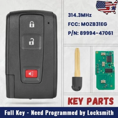 for Toyota Prius - 2004 - 2009 Smart Key Keyless Remote Fob MOZB31EG 89994-47061 - Изображение 1 из 4