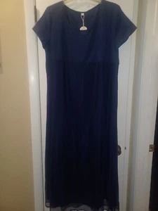 Fashion Says Me Too, Style Says Only Me NWT Navy Blue Dress XL - Picture 1 of 4
