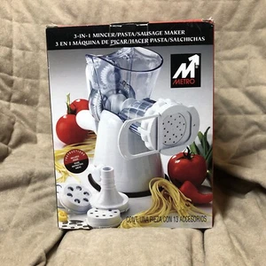 METRO MAKER 3-IN-1 PASTA, SAUSAGE & MINCER~FACTORY SEALED-NEVER TAKEN OUT OF BOX - Picture 1 of 2