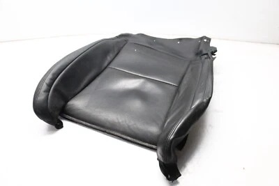 BMW 750Li 740i F01 2009-2012 asiento inferior delantero izquierdo cubierta cuero negro H0731 Foto 1 de 4