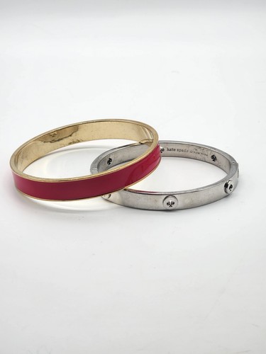 Bracciali Kate Spade: Bracciale rosa e oro Vanga argentata con cerniera