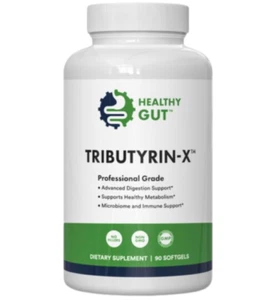 ✨ Tributyrin X 99.9% Pure Postbiotic 90 Servings Gut Health Zero Odor Capsules - Picture 1 of 5