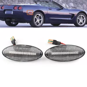 ABS Dynamic LED Sequential Side Marker Light For Chevrolet Corvette C5 1997-2004 - Picture 1 of 8