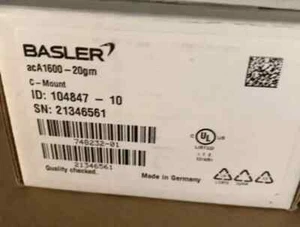 NEW BASLER acA1600-20gm Industrial Camera DHL Fast delivery - Picture 1 of 3