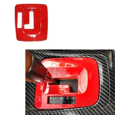 ABS RED Glossy Sport Gear Shift Panel Trim For Subaru Impreza 2012-14 — 第 1/3 张图片