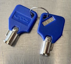 CODI Replacement Keys For Cable Lock -Key #2199 - Keys Only