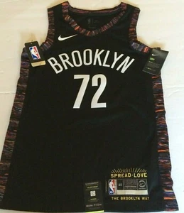 Nike Brooklyn Nets Swingman Trikot Biggie 72 berüchtigt CD7062-010 Herren Gr. Small - Bild 1 von 12