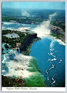 Postkarte Luftaufnahme der Niagarafälle Ontario Kanada kanadische Hufeisenfälle - Bild 1 von 2