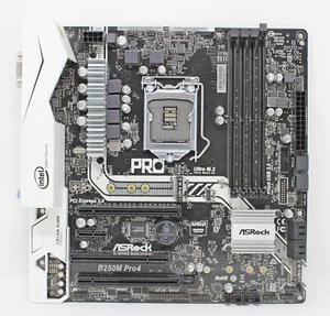 ASRock B250M Pro4 Intel B250 microATX Mainboard Sockel 1151 (#28257) - Bild 1 von 3