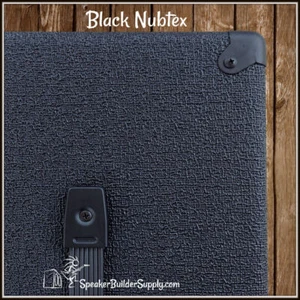Black Nubtex pattern tolex 34" WIDTH (per yd) - Picture 1 of 1