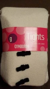 NWT Girls 5-7 y Gymboree HOLIDAY MAGIC 2003 black bow tights vtg xl xxl htf new - Picture 1 of 1