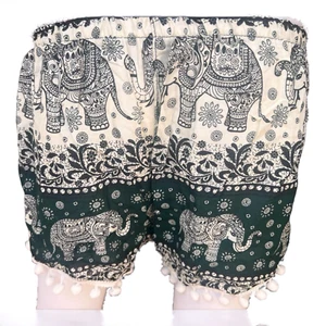 Pantalones Cortos de Playa para Hombres Mujeres Verano Viaje Tailandia Elefante Pantalones Cortos - Imagen 1 de 3