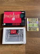 Final Fantasy II 2 (Super Nintendo SNES) w/ Box Insert & Cartridge No Manual⚡️🚢