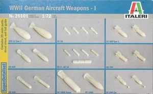 WWII GERMAN AIRCRAFT WEAPONS - I 1/72 ITALERI - Picture 1 of 2
