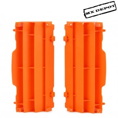 KTM SX 125 150 250 2007 - 2015 POLISPORT RADIATORE RUOTA LOUVRES ARANCIONE 84553