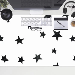 Large Computer Desk Mat Top Pad Protector for Home School Keyboard 100x50 Stars - Afbeelding 1 van 4
