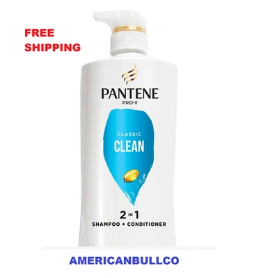Champú y acondicionador Pantene Pro-V Classic Clean 2 en 1 17,9 fl oz todo tipo de cabello Foto 1 de 4