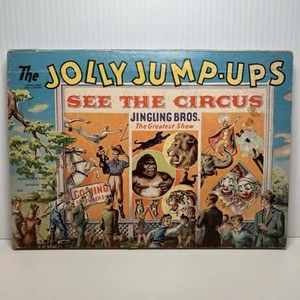 1944 Die lustigen Jump-Ups "Sieh den Zirkus" Pop-up-Buch von Geraldine Clyde - Bild 1 von 16