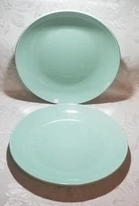 Project 62 Avesta Light Green Sea Foam 2 Stoneware Dinner Plates Target Perfect - Picture 1 of 3