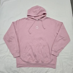 Felpa con cappuccio rosa album grafico Louis Tomlinson Walls taglia GRANDE 2 lati - Foto 1 di 11