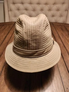Cappello marrone Traveler Kangaroo Trav'ler Country Gentlemen Fedora Designer (7 1/4) - Foto 1 di 11