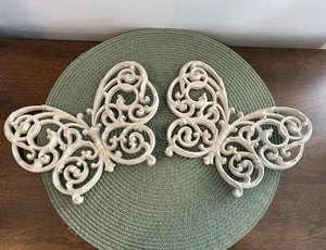 Vintage 1978 Burwood Schmetterlinge Wandbehang 2er Set filigran schön 🦋 EUC - Bild 1 von 6